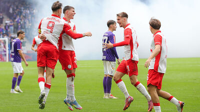 Highlights: Austria Salzburg verspielt 2:0-Führung gegen Liefering