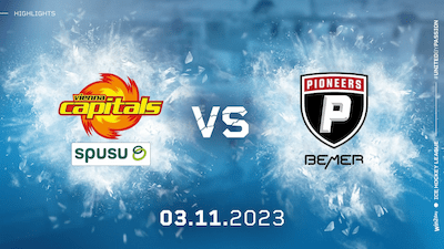 Highlights: Vienna Capitals feiern gegen Pioneers zweiten Sieg in Folge