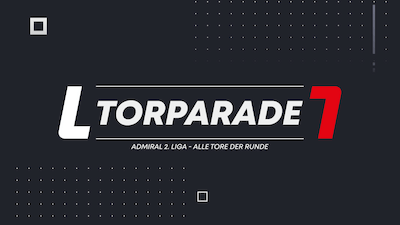 Admiral 2.Liga: Torparade - Alle Tore der 22.Runde