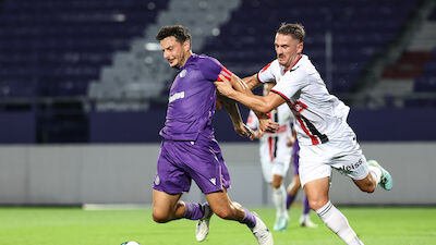 Highlights: Ereignisreiches Remis zwischen Admira und Young Violets