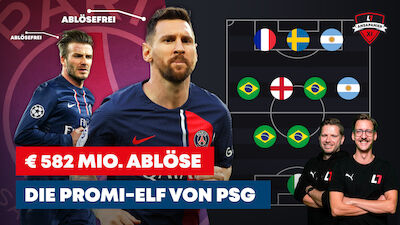 Für 582 Millionen: Die prominenteste PSG-Elf aller Zeiten