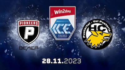 Highlights: Pioneers verspielen Führung gegen Pustertal