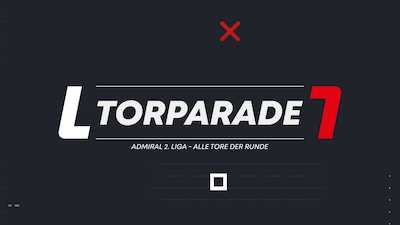 Torparade - Alle Tore der 28.Runde in der ADMIRAL 2.Liga