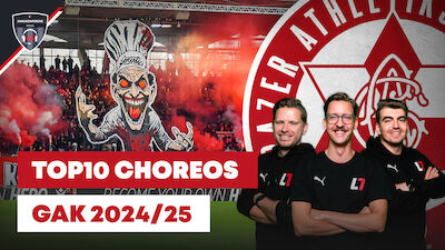 Ranking: Die besten GAK-Choreos 2024/25
