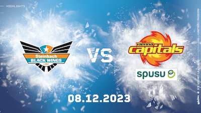 Highlights: Black Wings watschen Capitals mit acht Toren ab