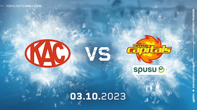 Highlights: KAC bezwingt Capitals trotz frühem 0:2-Rückstand deutlich