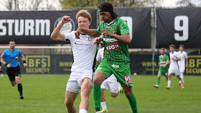 Highlights: Goldtor! Joker Chabbi lässt Lustenau gegen Sturm II jubeln