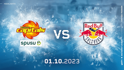 Highlights: Salzburg dominiert Capitals vor Spielabbruch
