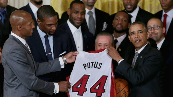Obama empfängt NBA-Champ Miami