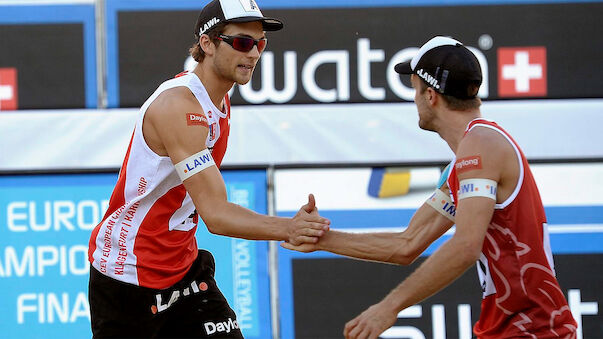 EM, Tag 4 - Zwei ÖVV-Duos im Achtelfinale
