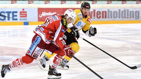 Der KAC fertigt die Caps 4:0 ab