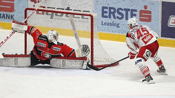 KAC und Salzburg sind durch, Linz bewies Moral