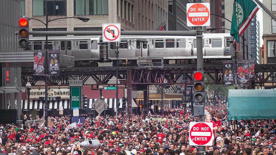 chicago victory parade