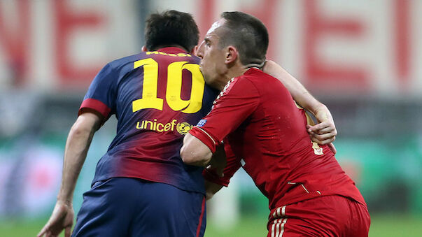 Ribery gegen Messi und Ronaldo