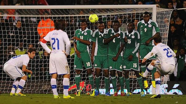 Remis bei Italien gegen Nigeria