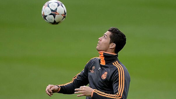 Ronaldo im Mannschafts-Training