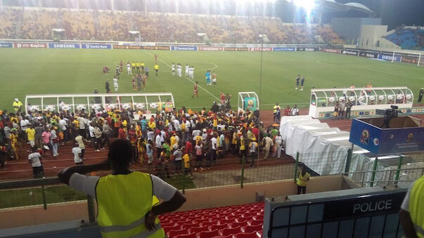 Zuschauertumulte überschatten Ghana-Sieg