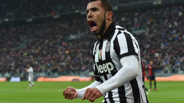Juventus siegt dank Tevez-Tor