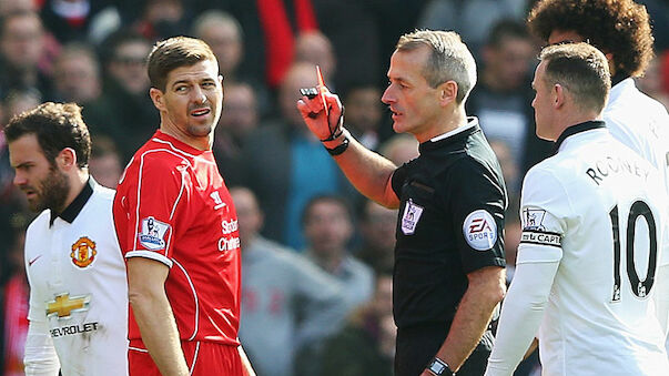 Blitz-Rot für Gerrard bei Liverpool-Pleite gegen United