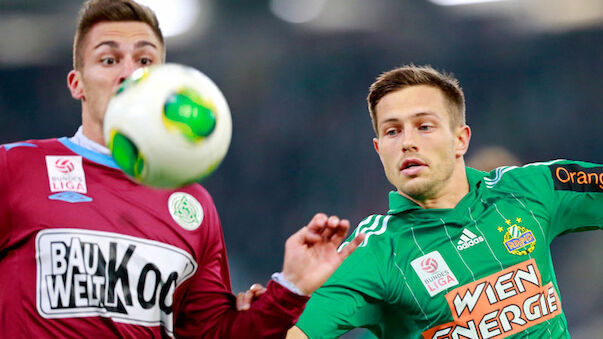 Rapid holt gegen Mattersburg 0:2-Rückstand auf