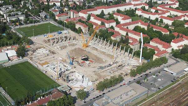 Auto-Fund bei Rapids Stadionbau