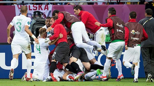 Portugal atmet bei EURO 2012 auf
