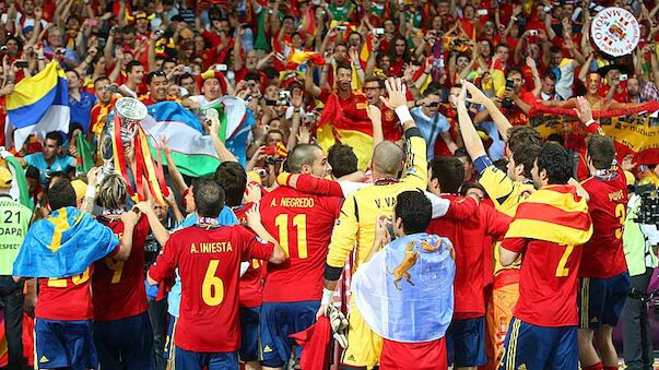 Ganz Spanien feiert dritten Titel in Folge