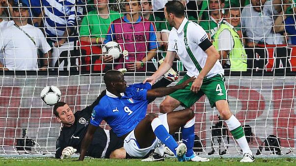 Cassano und Balotelli ringen Irland nieder