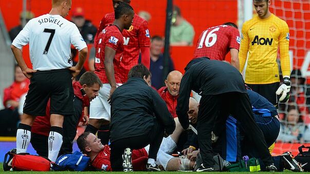 Rooney blutüberströmt ins Spital