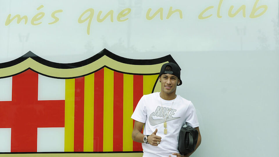 neymar ankunft barcelona