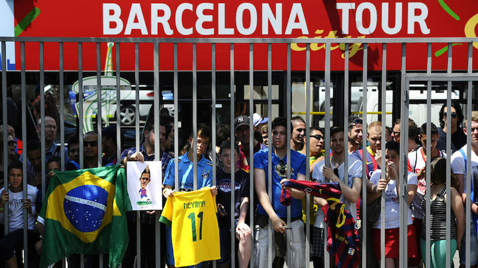 neymar ankunft barcelona