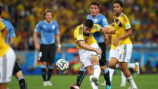 James Rodriguez mit Tor der WM