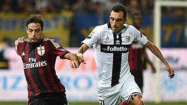 Milan gegen Parma unter Druck