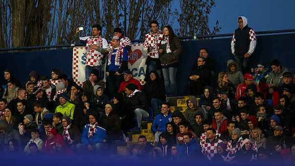Kroatien ein Spiel ohne Zuseher