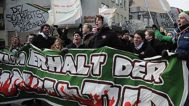 Fan-Proteste in Deutschland