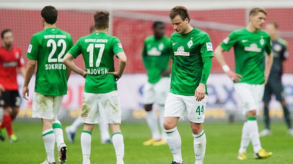 Werder Bremen immer tiefer in der Krise