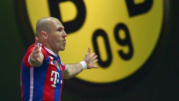 BVB hadert - FCB feiert Dortmund-Schreck Robben