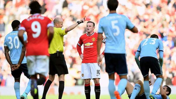 ManUnited siegt, Rooney fliegt