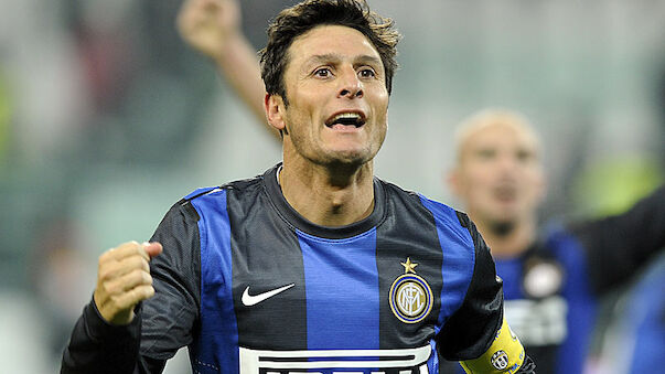 Oldie Zanetti bis 2014 bei Inter