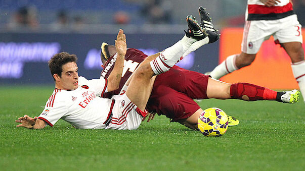 Milan punktet gegen AS Roma