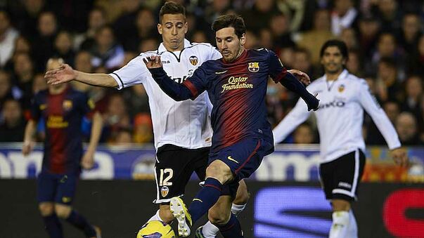 Valencia ringt Barca ein Unentschieden ab