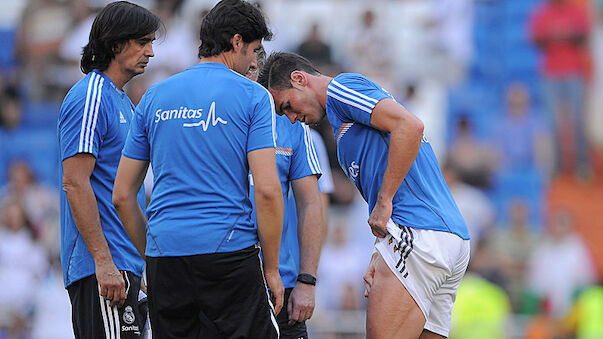 Bale verletzt sich beim Warm-Up