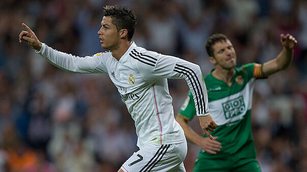 Cristiano Ronaldo gegen Elche in großer Torlaune