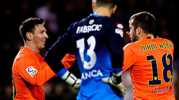 Barca siegt - Messi-Triplepack