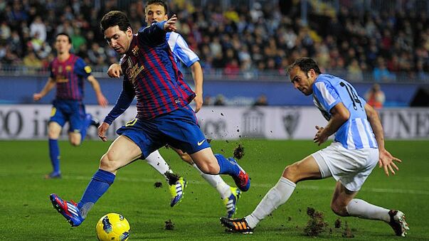 Messi gegen Malaga überragend
