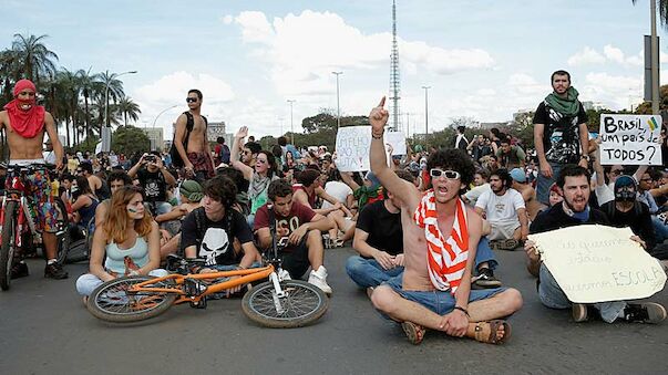 Proteste gegen Missstände in Brasilien halten an