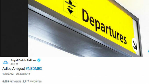 KLM entschuldigt sich für Tweet