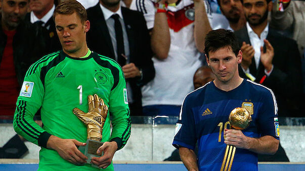 Messi und Neuer beste WM-Spieler