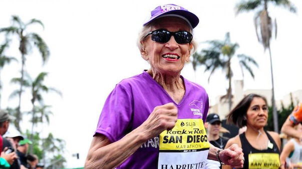 92-Jährige beendet Marathon