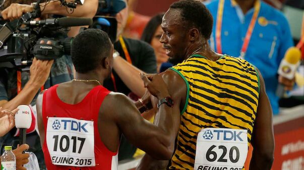WM: Gatlin glänzt, Bolt mit Mühe